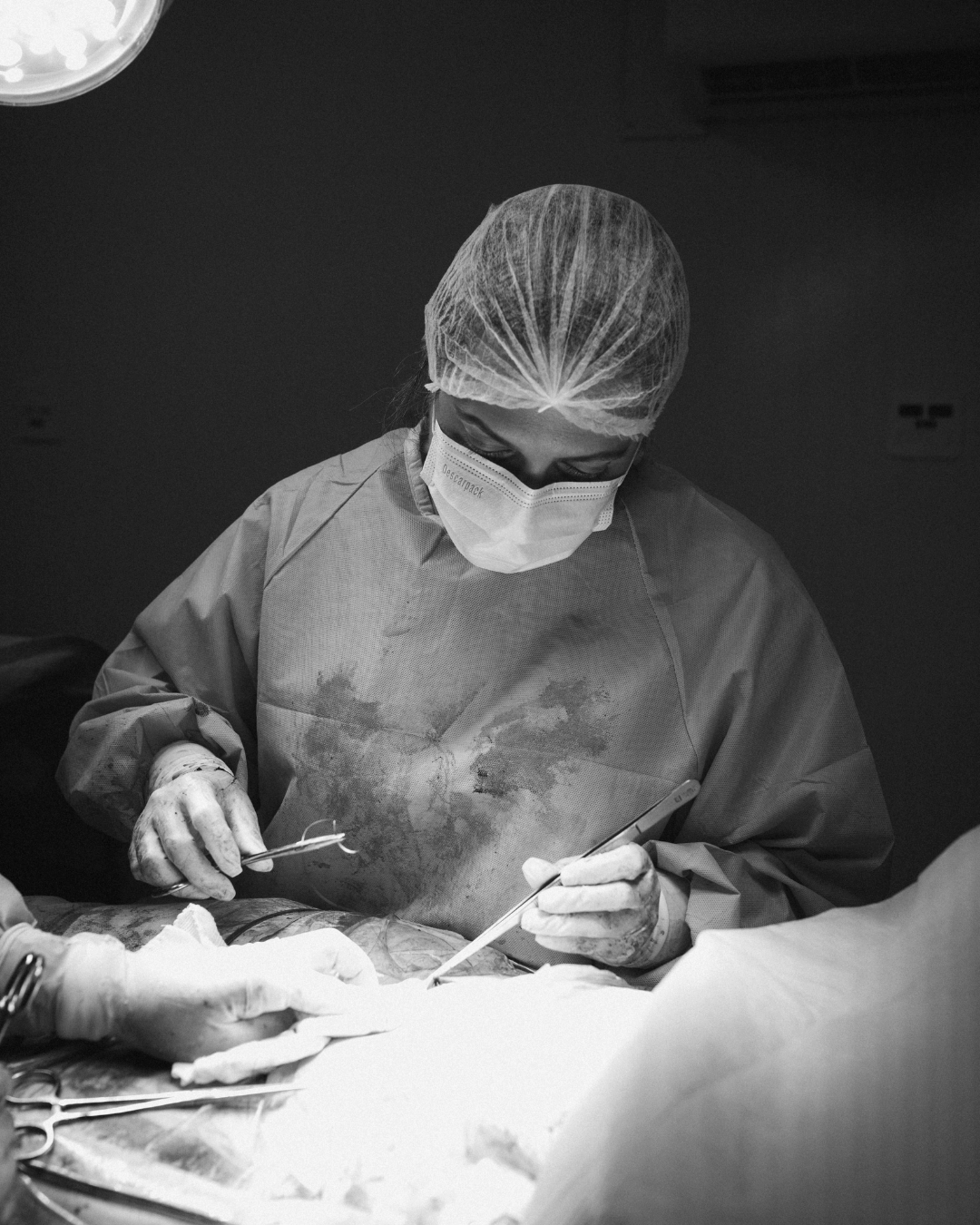 Surgeon Performing Procedure